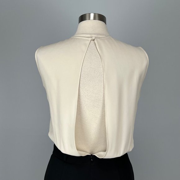 Malene Birger Silk Sequin Gown Maxi Cocktail Dress Black White size 36 US 6 - Picture 9 of 15